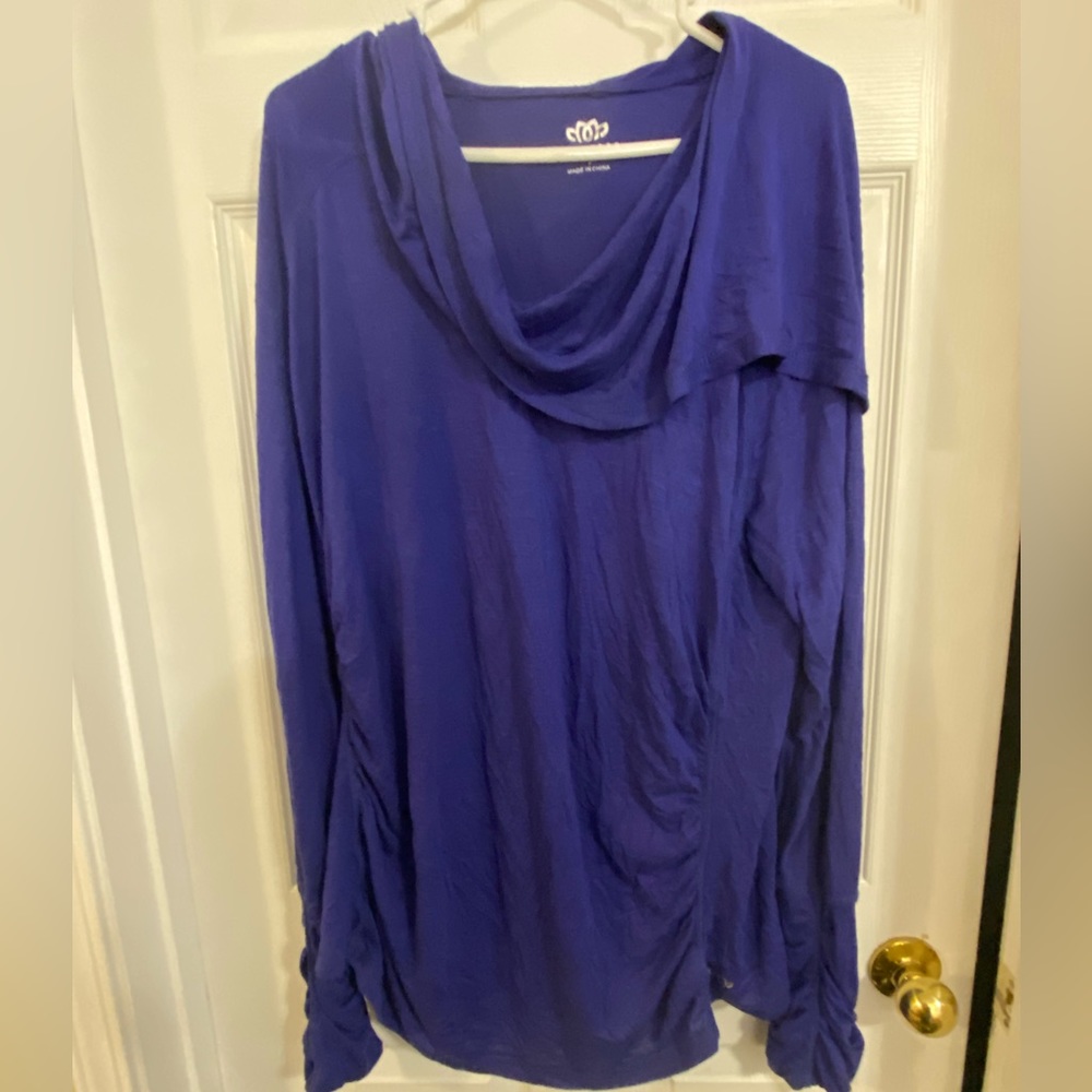 Maurices In Motion Cowl Neck Top